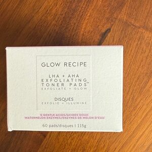 Glow Recipe - Exfoliating Toner Pads - 60 pads - new!